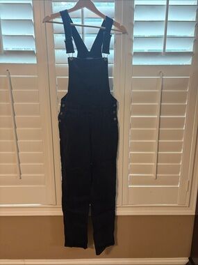 Arizona Jean Company Black Women's Denim Overalls with Adjustable Straps